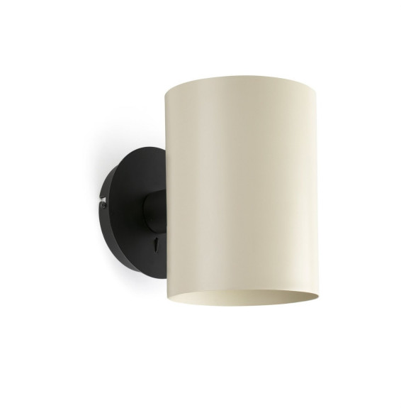 FARO - Aplique GUADALUPE negro pantalla beige
