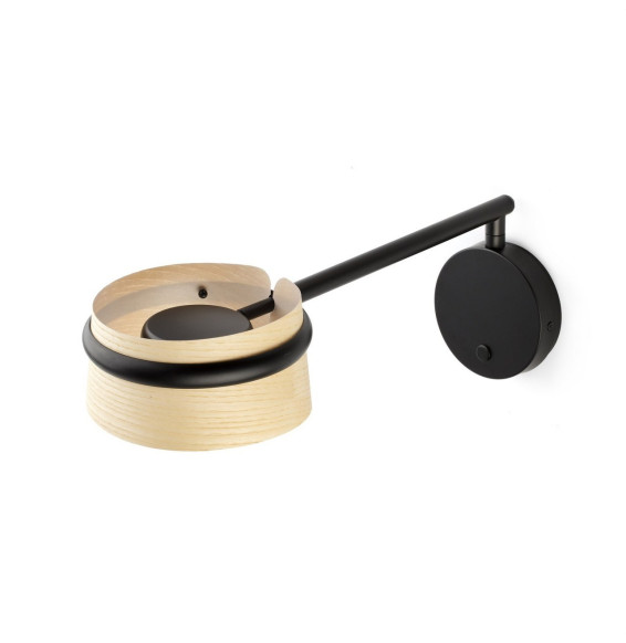 FARO - Aplique LOOP articulado fresno LED dimable 6W 2700K