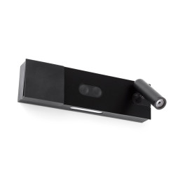 FARO - Aplique MAGOS negro 6W Dim lector 3W 2700K inducción