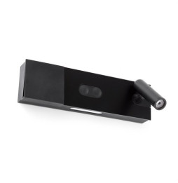 FARO - Aplique MAGOS negro 6W Dim lector 3W 2700K inducción