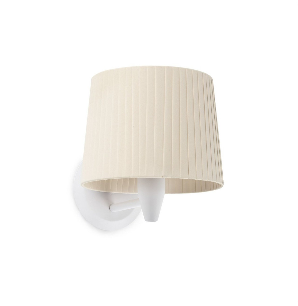 FARO - Aplique SAMBA blanco encintada E27 215x160 beige