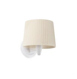 FARO - Aplique SAMBA blanco encintada E27 215x160 beige