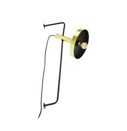 FARO - Aplique WHIZZ 1 x E27 oro negro