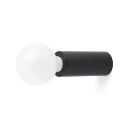 FARO - Aplique TEN-140 1xE27 negro mate