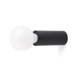 FARO - Aplique TEN-140 1xE27 negro mate