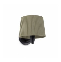 FARO - Aplique SAMBA negro encintada E27 215x160 verde