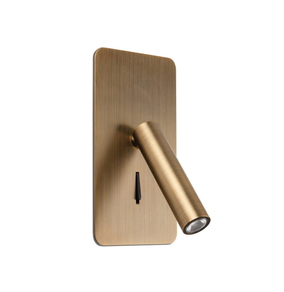 FARO - Aplique SUAU lector LED 3W 3000K bronce