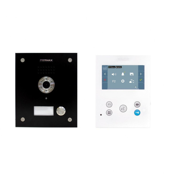FERMAX - Kit video MARINE VEO-XS WIFI DUOX+ 1L negro