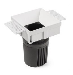 FARO - Downlight DEEP90 cuadrado sin marco blanco 15° white CRI95 honeycom
