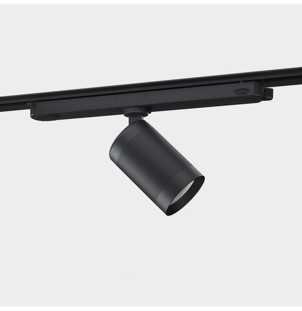 LedsC4 - Proyector Iris Trifasic Pipe 35° 6.3 3000K CRI 90 17.1° ON-OFF blanco/gris/transparente 405lm LedsC4 - Proyector Iris Trifasic Pipe 35° 6.3 3000K CRI 90 17.1° ON-OFF blanco/gris/transparente 405lm