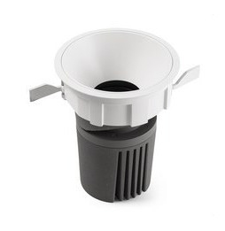 FARO - Downlight DEEP90 redondo blanco 36° 3000K CRI95 spread