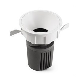 FARO - Downlight DEEP90 redondo blanco 36° 4000K CRI95 spread