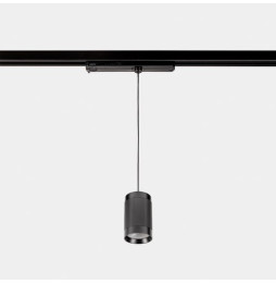 LedsC4 - Luminaria colgante Iris Track Hoop 50° 6.3 blanco neutro - 4000K CRI 90 ON-OFF blanco/gris/transparente IP20 750lm
