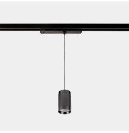 LedsC4 - Luminaria colgante Iris Track Hoop 50° 6.3 blanco neutro - 4000K CRI 90 ON-OFF negro IP20 750lm