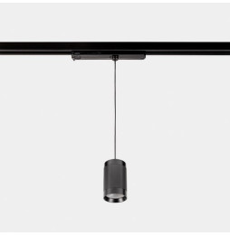 LedsC4 - Luminaria colgante Iris Track Hoop 50° 6.3 blanco neutro - 4000K CRI 90 ON-OFF negro IP20 750lm
