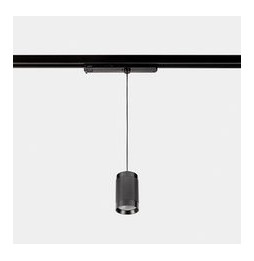 LedsC4 - Luminaria colgante Iris Track Hoop 50° 6.3 blanco neutro - 4000K CRI 90 ON-OFF negro IP20 750lm
