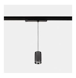 LedsC4 - Luminaria colgante Iris Track Hoop 50° 6.3 blanco neutro - 4000K CRI 90 DALI-2 negro/oro/transparente IP20 750lm