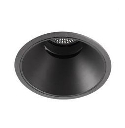 FARO - Downlight DEEP90 redondo negro 15° white CRI95