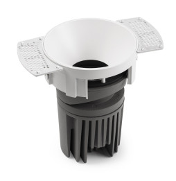FARO - Downlight DEEP90 redondo sin marco blanco 15° 2700K CRI95 honeycomb