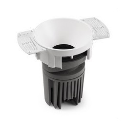 FARO - Downlight DEEP90 redondo sin marco blanco 15° 2700K CRI95 honeycomb
