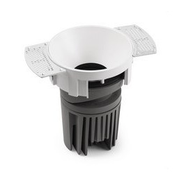FARO - Downlight DEEP90 redondo sin marco blanco 15° white CRI95 honeycom