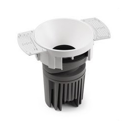 FARO - Downlight DEEP90 redondo sin marco blanco 15° 3000K CRI95