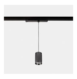 LedsC4 - Luminaria colgante Iris Track Hoop 15° 6.3 2700K CRI 90 DALI-2 blanco/gris/transparente IP20 533lm