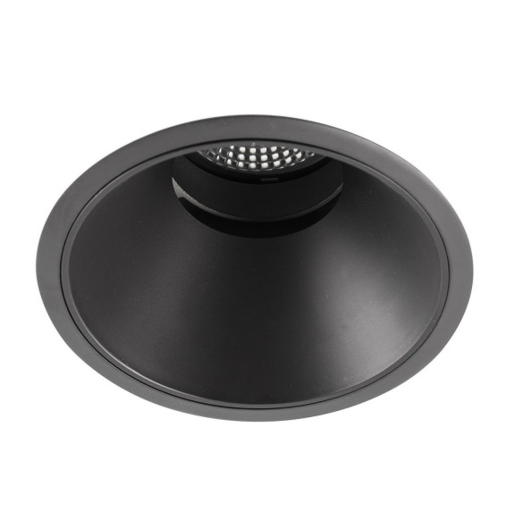 FARO - Downlight DEEP90 redondo negro 15° 2700K CRI95 spread