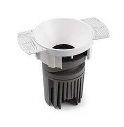 FARO - Downlight DEEP90 redondo sin marco blanco 15° 2700K CRI95