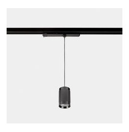 LedsC4 - Luminaria colgante Iris Track Hoop 15° 6.3 3000K CRI 90 ON-OFF blanco/gris/transparente IP20 573lm