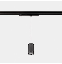 LedsC4 - Luminaria colgante Iris Track Hoop 15° 18.1 blanco neutro - 4000K CRI 90 ON-OFF blanco/gris/transparente IP20 1831lm