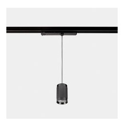 LedsC4 - Luminaria colgante Iris Track Hoop 15° 18.1 blanco neutro - 4000K CRI 90 DALI-2 negro/oro/transparente IP20 1831lm