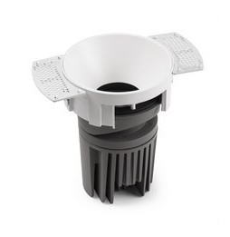 FARO - Downlight DEEP90 redondo sin marco blanco 36° white CRI95 honeycom