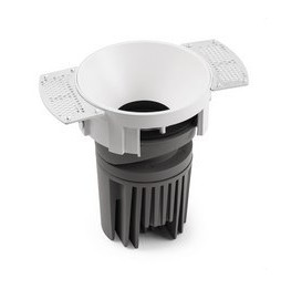 FARO - Downlight DEEP90 redondo sin marco blanco 36° 2700K CRI95 spread