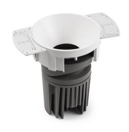 FARO - Downlight DEEP90 redondo sin marco blanco 60° 2700K CRI95 honeycomb