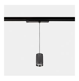 LedsC4 - Luminaria colgante Iris Track Hoop 50° 12.6 blanco neutro - 4000K CRI 90 DALI-2 negro IP20 1573lm