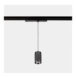 LedsC4 - Luminaria colgante Iris Track Hoop 15° 12.6 blanco neutro - 4000K CRI 90 DALI-2 negro IP20 1361lm