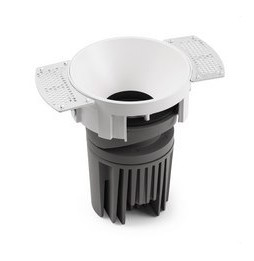FARO - Downlight DEEP90 redondo sin marco blanco 60° white CRI95 honeycom