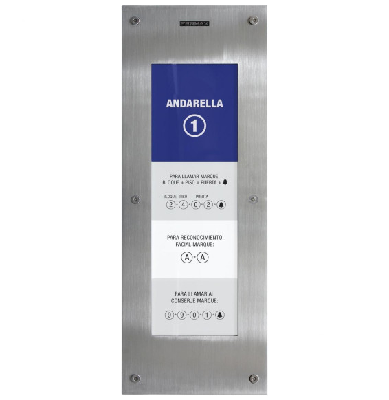 FERMAX - Placa directorio MARINE MEET