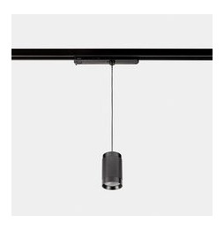 LedsC4 - Luminaria colgante Iris Track Hoop 50° 12.6 2700K CRI 90 DALI-2 blanco/gris/transparente IP20 1367lm