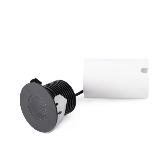 FARO - Empotrable GRUND negro anodizado 7W 350mA LED 36° 2700K