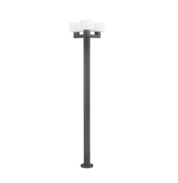 FARO - Farola MUFFIN 3xE27 15W gris oscuro
