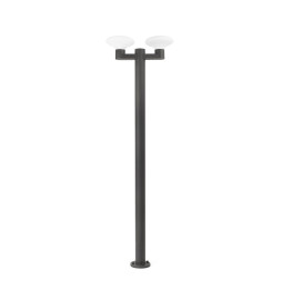 FARO - Farola BLUBS 2xE27 15W gris oscuro