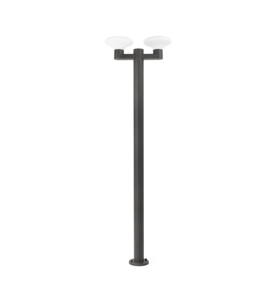 FARO - Farola BLUBS 2xE27 15W gris oscuro