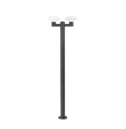 FARO - Farola BLUBS 2xE27 15W gris oscuro