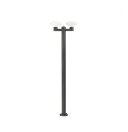FARO - Farola BLUBS 2xE27 15W gris oscuro