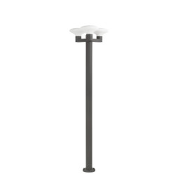 FARO - Farola BLUBS 3xE27 15W gris oscuro
