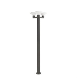 FARO - Farola BLUBS 3xE27 15W gris oscuro