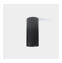 LedsC4 - Plafon Iris superficie Hoop 15° 18.1 blanco neutro - 4000K CRI 90 ON-OFF gris/gris/transparente IP23 1831lm