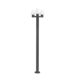 FARO - Farola MISTU 3xE27 15W gris oscuro